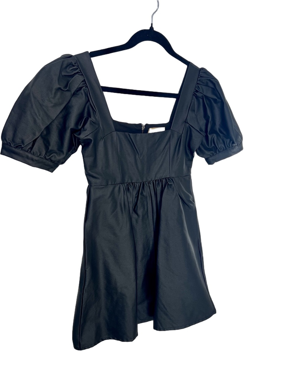 Luba By Payne • Women’s Black Puff Sleeve Party Mini Dress XS NWOT - Picture 6 of 11